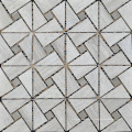 Triangle Mosaic Tile Grey Marble Stone Mosaic